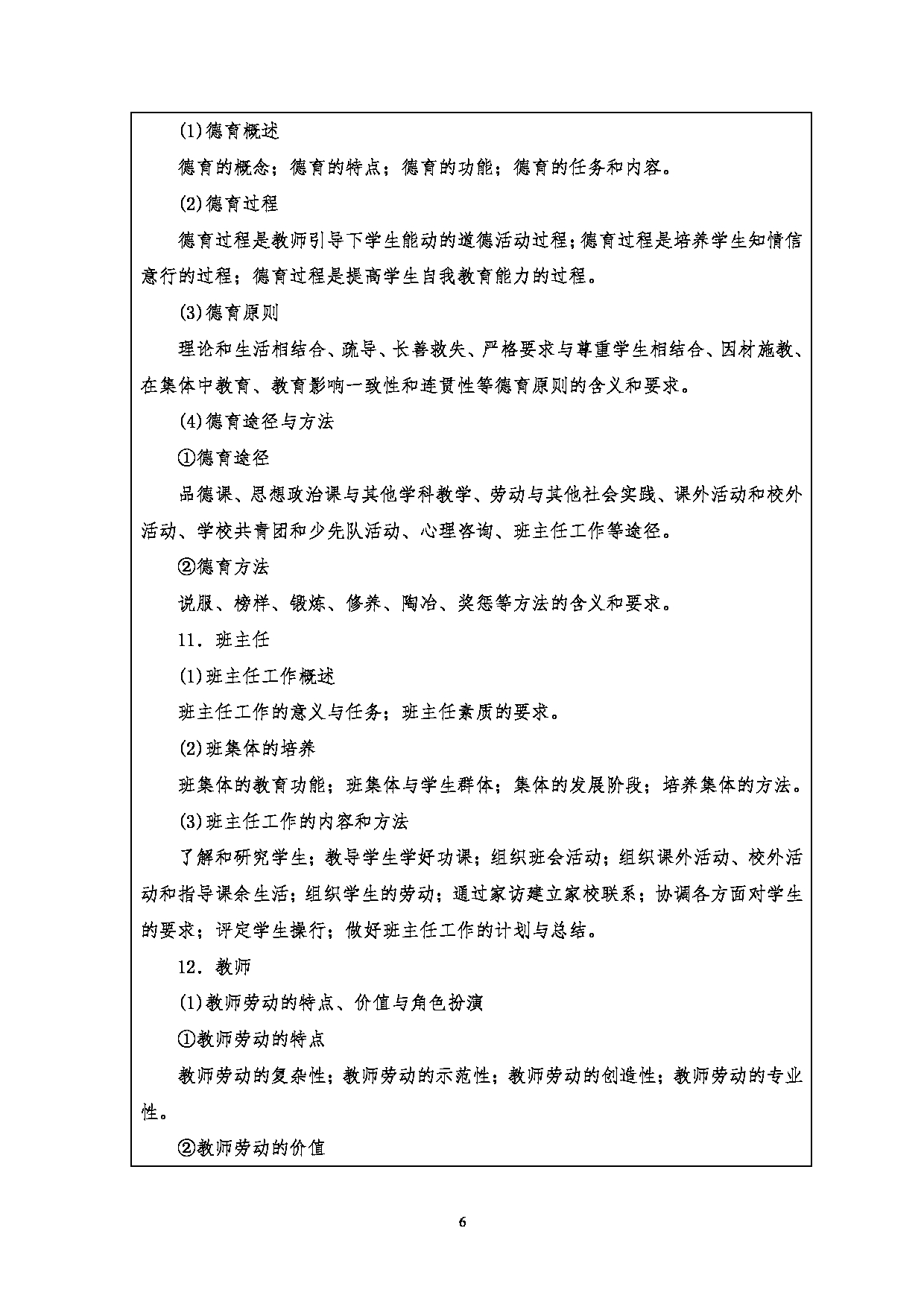 2023考研大纲：江汉大学2023年考研自命题科目 333教育综合 考试大纲第6页