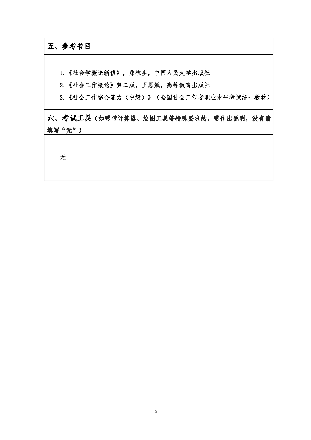 2023考研大纲：江汉大学2023年考研自命题科目 331社会工作原理 考试大纲第5页